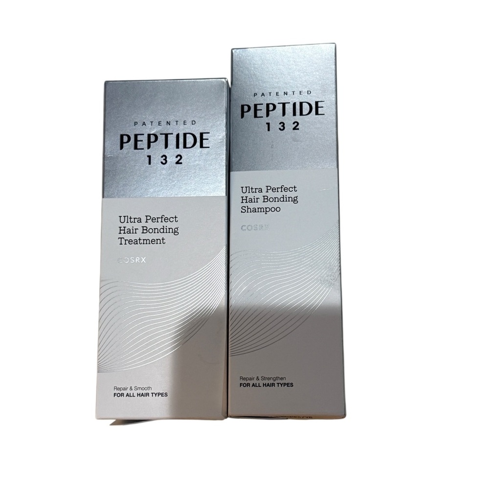 COSRX Peptide 132 Ultra Perfect Hair Bonding Shampoo - Silver/White